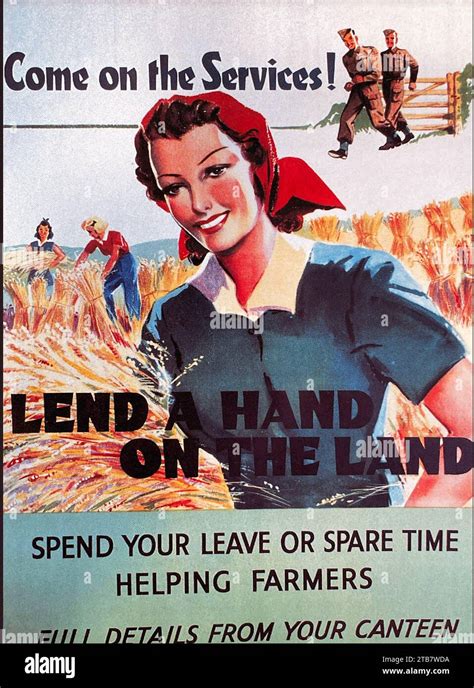 Womens Land Army Poster Hi Res Stock Photography And Images Alamy