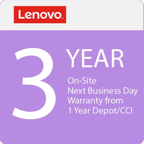 Lenovo 3 Year Onsite Warranty Upgrade 5WS0A23681 B H Photo Video