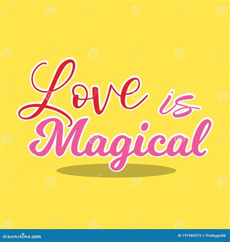 LOVE MAGICAL 12 stock vector. Illustration of magical - 197985975