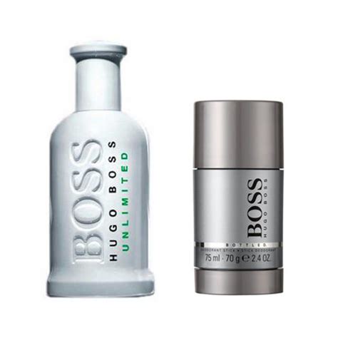 HUGO BOSS BOTTLED UNLIMITED 2 PCS GIFT SET FOR MEN - FragranceCart.com