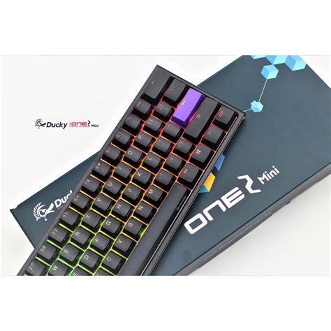 Ducky One Mini Rgb Brown Cherry Mx Black Rgb Mechanical Gaming