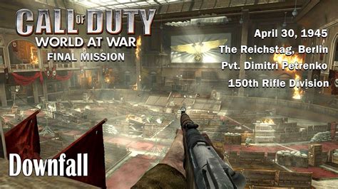 Call Of Duty World At War Walkthrough Gameplay Mission 15 Final