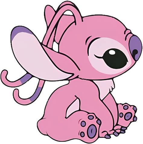 Stitch Angel Png Adesivos Bonitos Cores Disney Disney Stitch