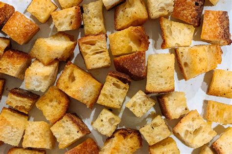 Oven Roasted Homemade Croutons The Taste Edit