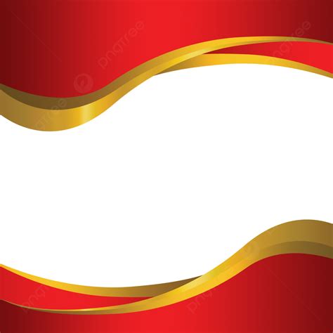 Red Wavy Shapes On Transparent Background Wave Vector Waves