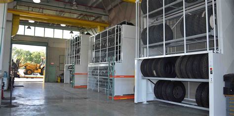 Gain Space And Efficiency With Vertical Tire Carousels