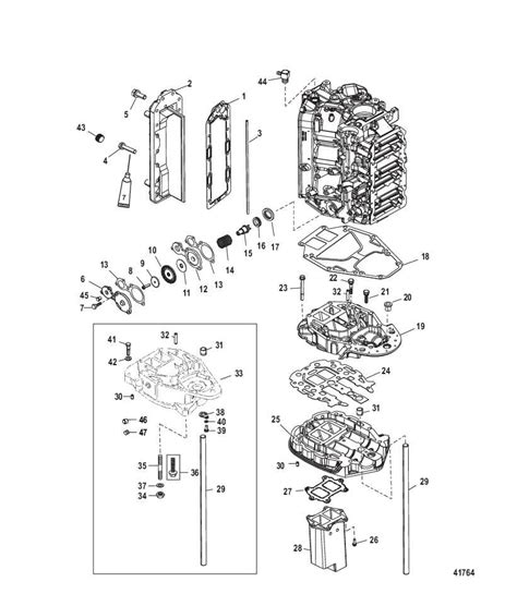 Exploring The Inner Workings Of A Mercury Optimax 200 Parts Diagram