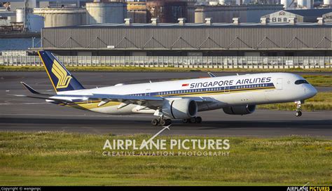 9V SHU Singapore Airlines Airbus A350 900 At Tokyo Haneda Intl