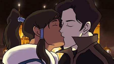 Korra And Mako Kiss