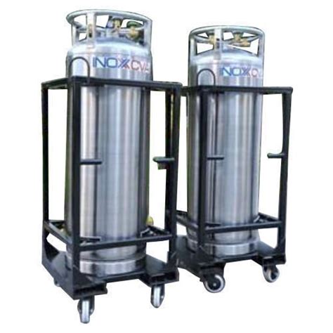 Stainless Steel Portable Liquid Nitrogen Cylinder 150 500 Liters ID