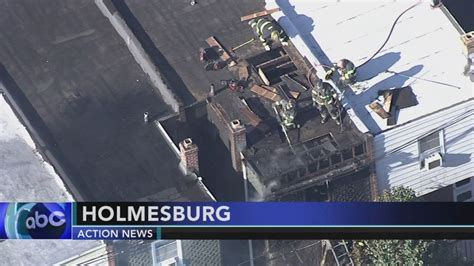 Woman Hurt In House Fire In Holmesburg Section Of Philadelphia 6abc