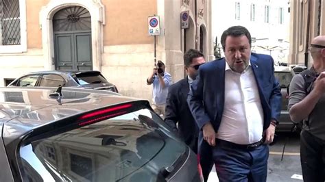 Roma Salvini E Vannacci Arrivano Insieme Alla Presentazione Del Libro