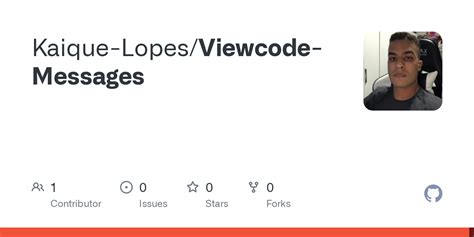 Github Kaique Lopes Viewcode Messages