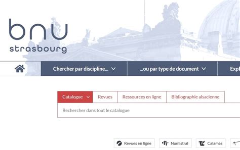 Un nouveau portail d accès aux ressources documentaires Bnu fr