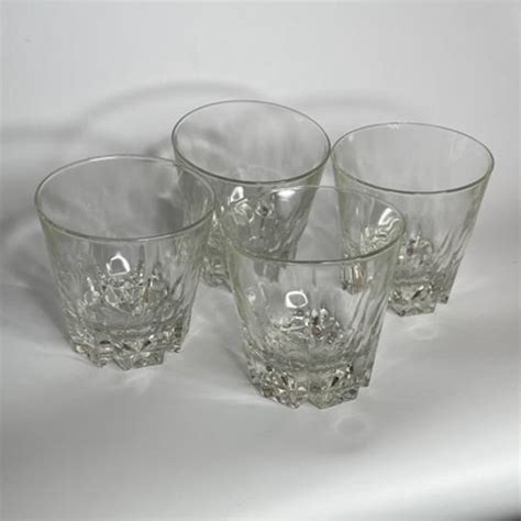 FOUR VICTORIAN CUT GLASS TUMBLERS