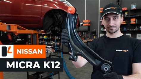 Hvordan bytte fremre bærebru der på NISSAN MICRA K12 AUTODOC