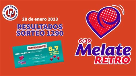 Resultados Melate Retro 1290 Números Ganadores Del Sorteo Hoy 28 De