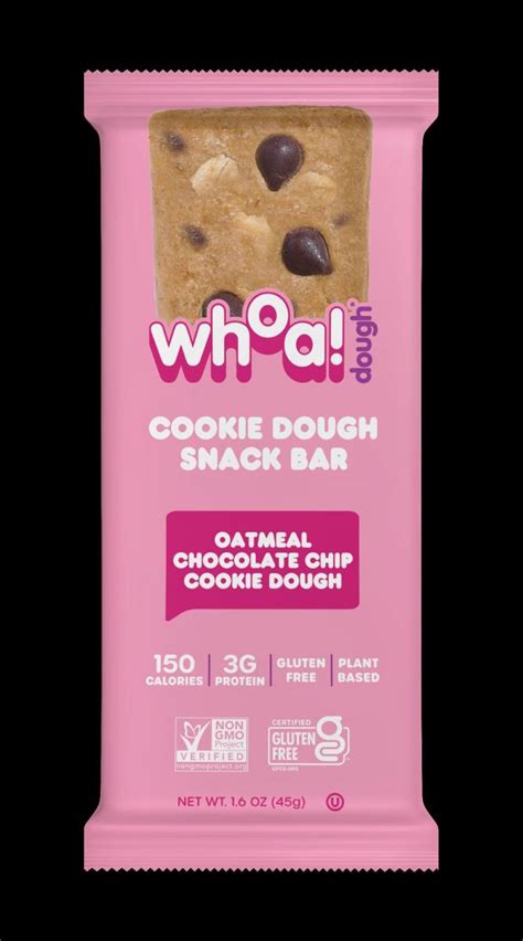 Whoa Dough Launches New Oatmeal Chocolate Chip Cookie Dough Snack Bar