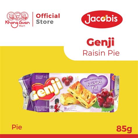 jual monde genji raisin pie mini pack  gram shopee indonesia