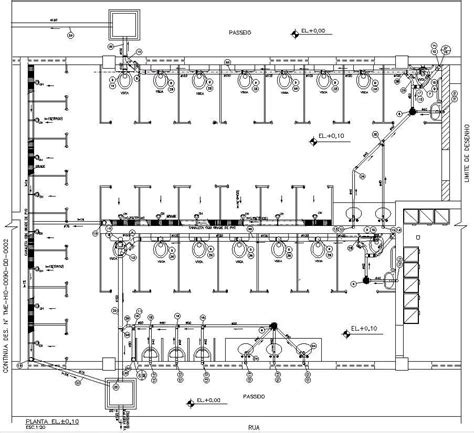 The Water piping layout for a kitchen diagram given in this AutoCAD 2D ...