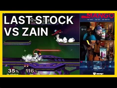 Last Stock Vs Zain Mang Smash Melee Highlights Youtube