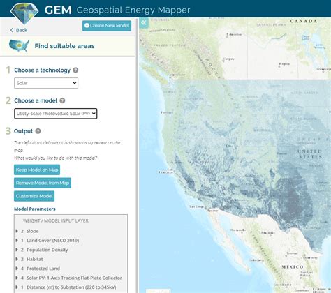 Interactive Mapping Tool For Siting Renewable Energy Projects Pv