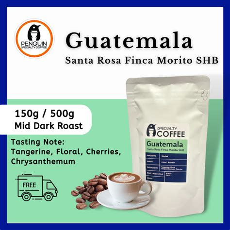 Guatemala Santa Rosa Finca Shb Single Origin Coffee Arabica