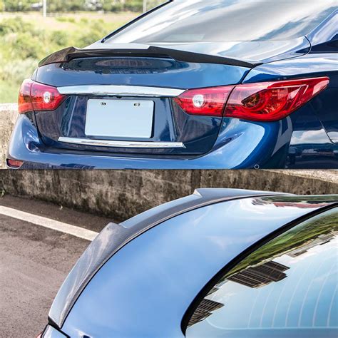 NINTE Rear Spoiler For 2014 2024 Infiniti Q50 PSM Style 45 OFF