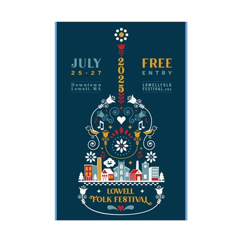 2025 Lowell Folk Festival Poster