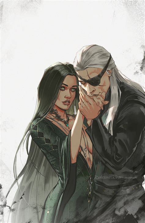 Aemond Targaryen And Alys Rivers A Song Of Ice And Fire And 1 More Drawn By Aleksandra Skiba