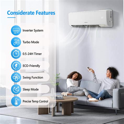 Rovsun 12000 Btu Mini Split Air Conditioner 115v