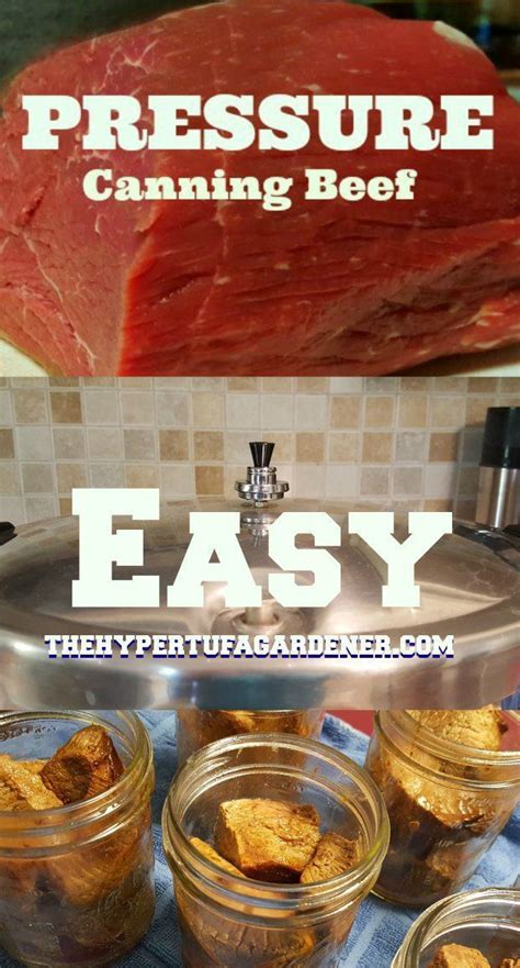 Pressure Canning Beef I Did It And It S Easy Pressure Canning