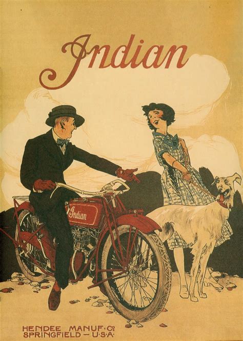 Indian Ad Vintage Motorcycle Posters Indian Motorcycle Vintage