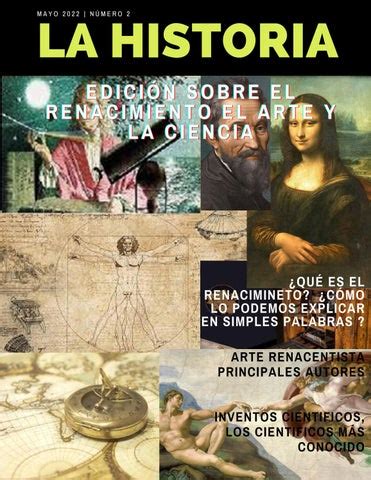 Revista La Historia Edici N Sobre El Renacimiento El Arte Y La Ciencia