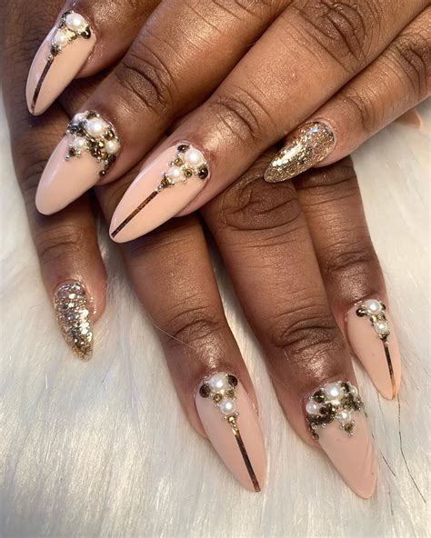 Updated 45 Sparkling Nails With Diamonds August 2020