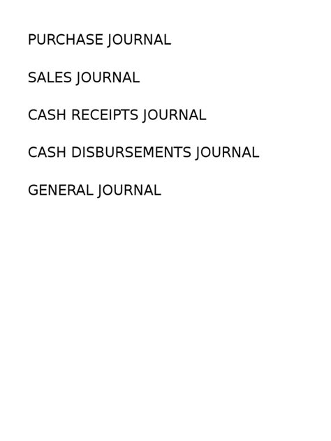 Special Journal Example-Basic Accounting | PDF | Debits And Credits | Expense