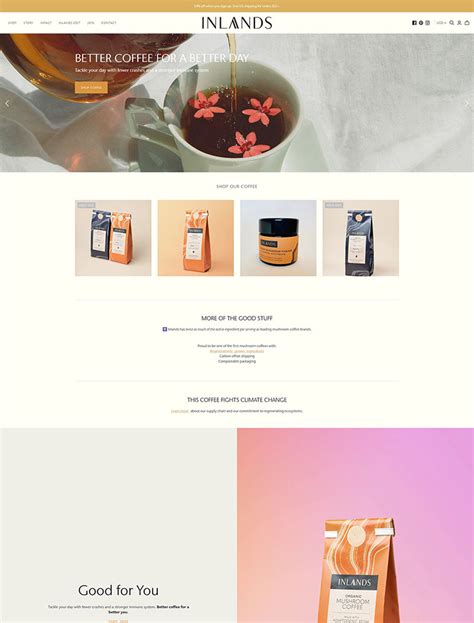 Inlands Ecommerce Website Design Gallery Tech Inspiration