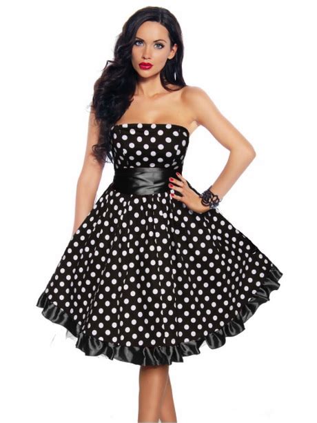 Petticoat rockabilly kleid Stil und Schönheit