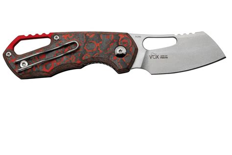 MKM Isonzo FX03 2CL Cleaver Stonewashed Lava Flow Carbon Fibre Navalha