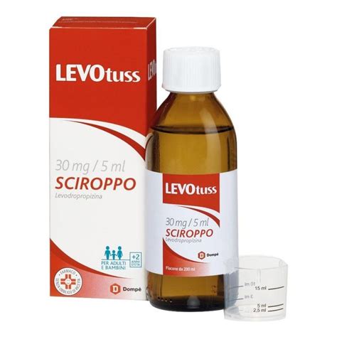 Levotuss Sciroppo Sedativo Per Tosse Secca Miglior Prezzo