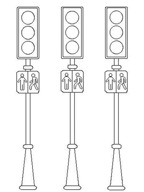 Free Printable Traffic Lights Coloring Pages Coloring Cool