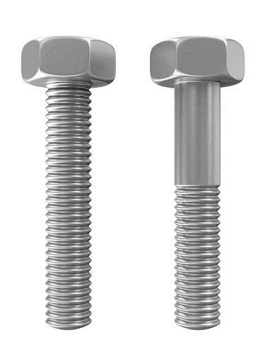 Mild Steel Half Thread Threaded Bolt For Industrial Diameter Mm