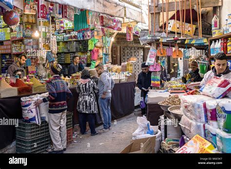 Market Medina Fez Morocco Stock Photo Alamy