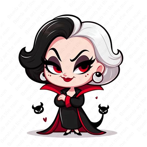 Cruella De Vil Png, Cruella De Vil Clipart, Princess Villain Png, 101 ...