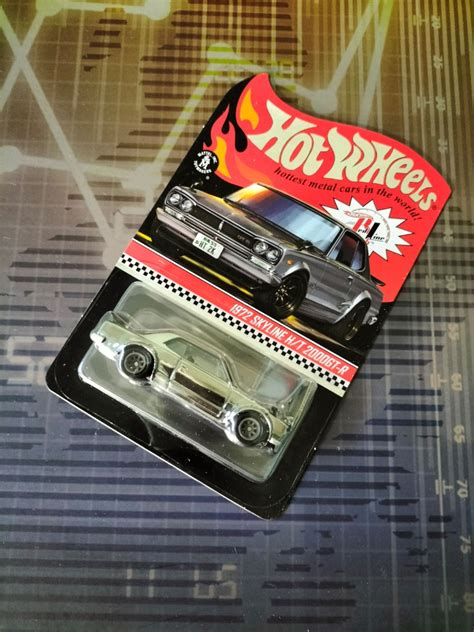 Hot Wheels RLC 1972 Nissan Skyline H T 2000GT R Spectraflame Shadowchrome Hobbies Toys Toys