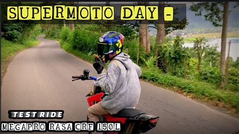 MEGAPRO RASA CRF SUPERMOTO Megapro Modif Crf 150l Testride YouTube