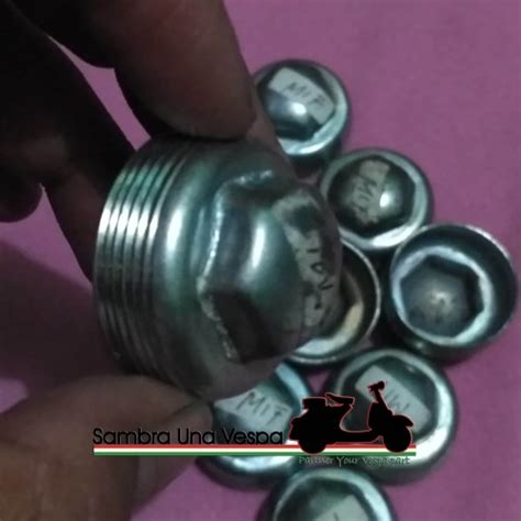 Jual Mur Tutup As Roda Depan Dpan Vespa Super Sprint PS Vbb Tahun Tua