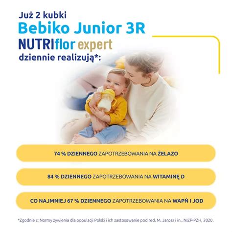 Bebiko Junior 3R Nutriflor Expert Mleko Modyfikowane Z Kleikiem