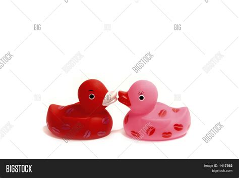 Two Ducks Kissing