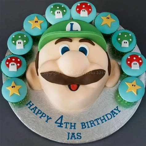 Luigi Birthday Cake